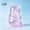 Animal Stress Toy Mini Clear Bear Squeeze Toy, Relief Sitting Sensory Soft Stretchy Sugar Ball Fidget Party Favors Adult