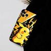 Lovely P-Pikachu Anime Game P-Pokemon Phone Case Cool Black Silicone Soft For IPhone 16 15 14 13 12 11 X XR Plus Pro Max Plus