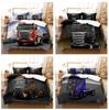 3D Truck Head Bedding Set Deluxe Printed Down Duvet Cover Pillowcase 2/3 Pieces Children's Room Home Textile DE135 * 200 Full Size Home Decoration