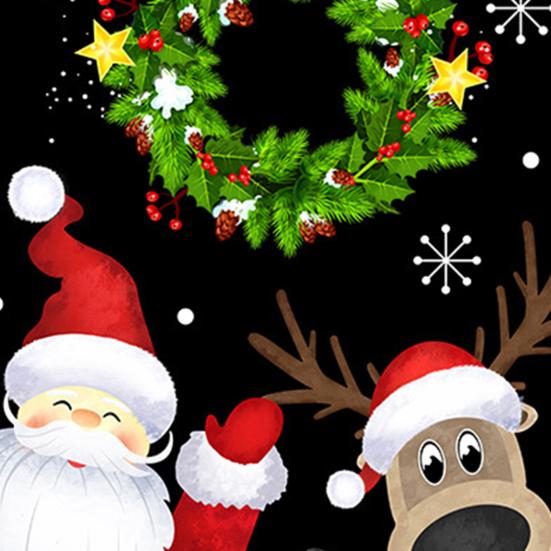 Christmas Door Banner Decoration Santa Claus Door Cover Merry Christmas New Year