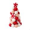 Christmas Pompom Tree Tabletop Decor Table Top Xmas Decoration for Restaurant