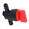 Straight Taps Clamps 1/4'' Inline Straight Fuel Gas Carb Shut Off Valve Petcock