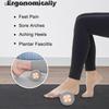 Plantar Fasciitis Ball Yoga Massage Foot Roller Meridian Stimulator Muscle Relaxation Tool for Foot Care