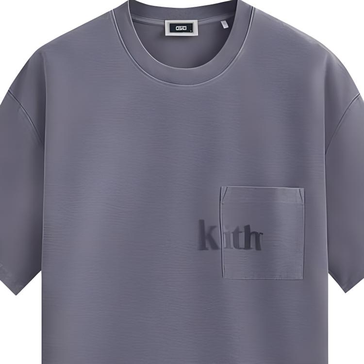 Kith Мужские топы Quinn Tee Influence серые KHM031086-519