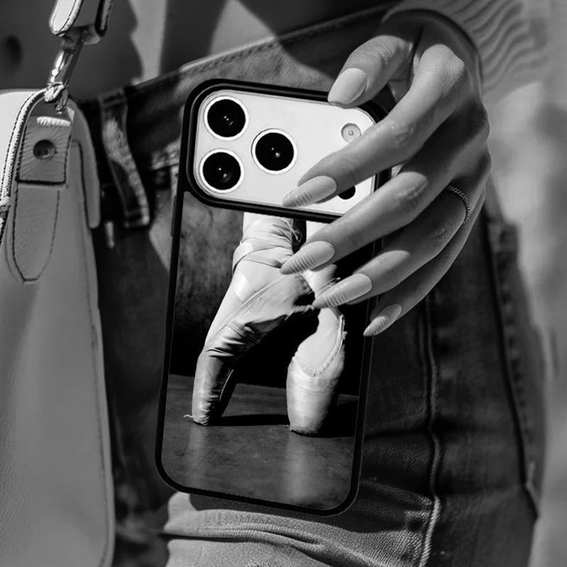Балет Балерина Танцор Обувь Чехол для Телефона Для iPhone 17 Air 14 15 13 12 Max Чехол Для Apple 14 15 16 16e 11 Pro Max Plus Чехол