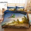 Motocross Bedding Set for Boys Adults Men Off-road Race Motorcycle Duvet Cover Bed Cover Single King Queen Polyester Quilt Cover