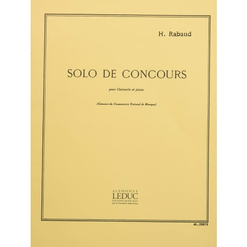 Alphonse Leduc Wittner Lavoie: Competition Solos (Clarinet, Piano) Leduc Publishing