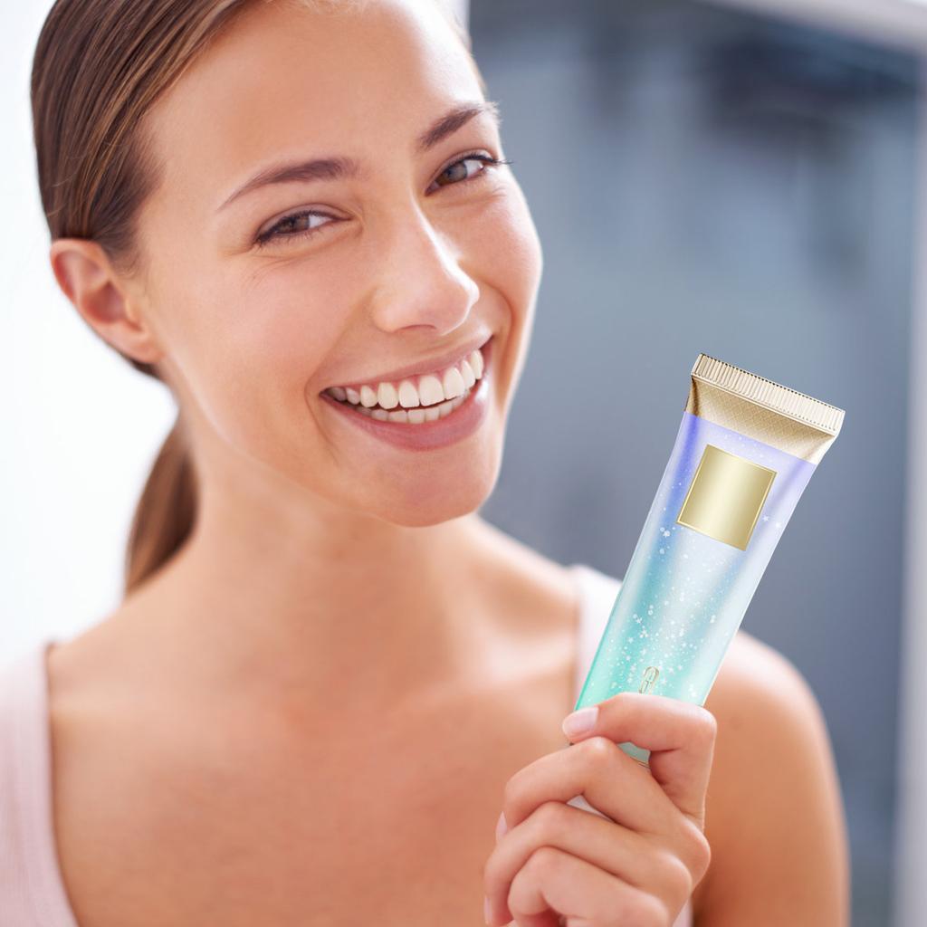 Whitening Toothpaste, BodyAccel Intensive Whitening Toothpaste With Natural Gentle Care Deep Stain Removal Clean Peach, Improves Health, Fresh Breath