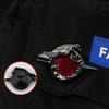 Love And Deepspace Sylus Brooch Cosplay Black Crow Badge Alloy Corsage Pin Clothes Backpack Decoration