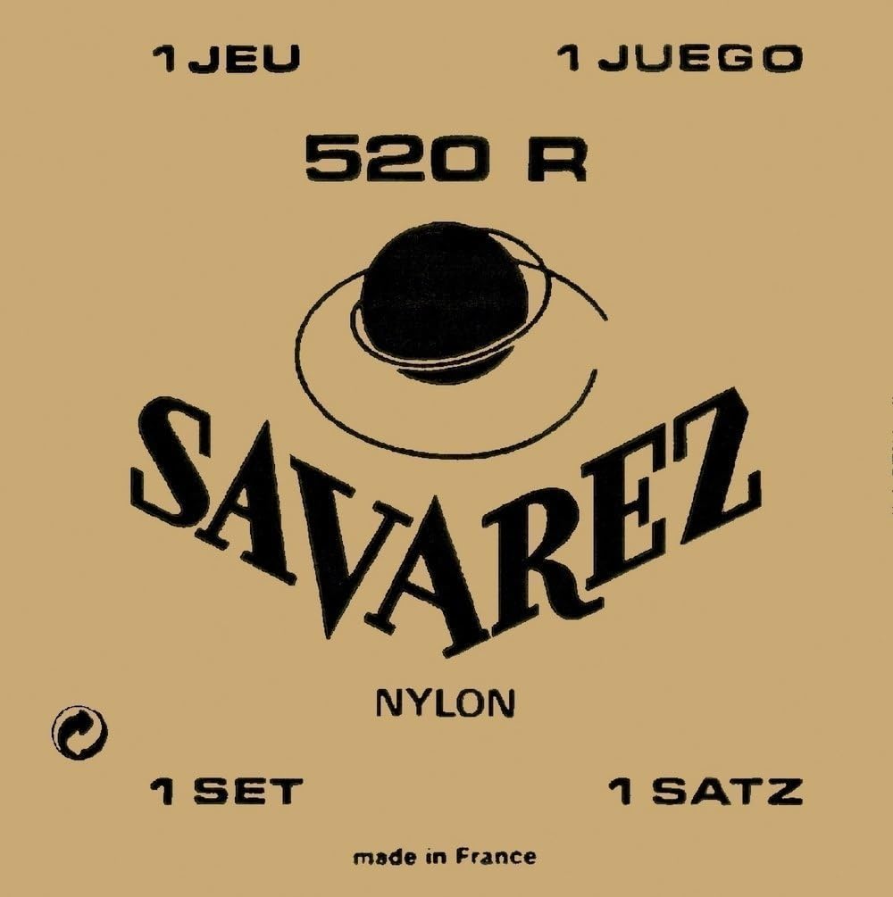 SAVAREZ Струны для классической гитары, Розовая этикетка, Набор 520R, Набор,