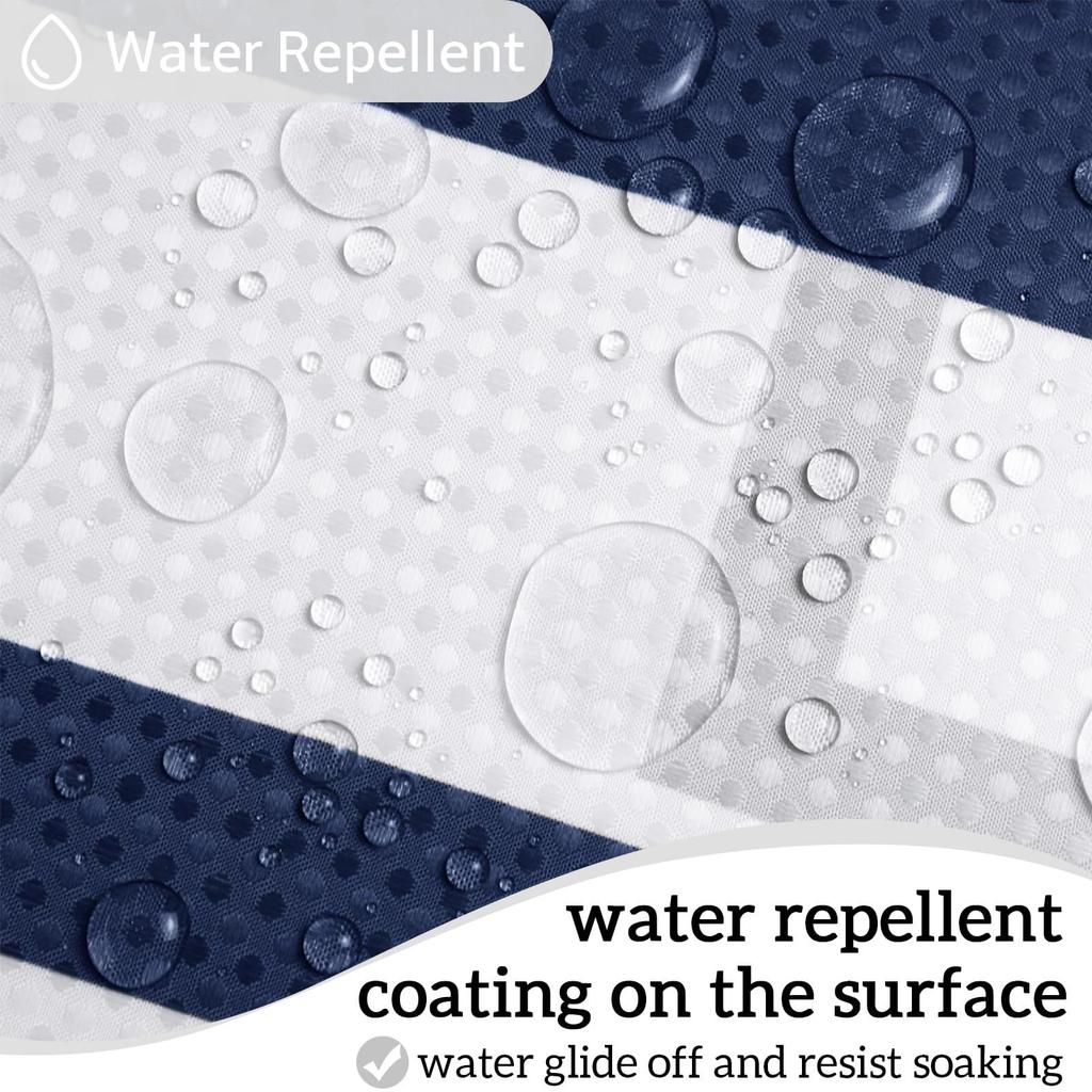 Современная геометрическая шторка для душа синяя водонепроницаемая полиэстеровая шторка для ванной комнаты с текстурой набор штор для ванной с крючками можно стирать в машине