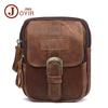 Men's Retro Casual Leather Waist Bag - Genuine Cowhide Outdoor Sports Phone Bag
