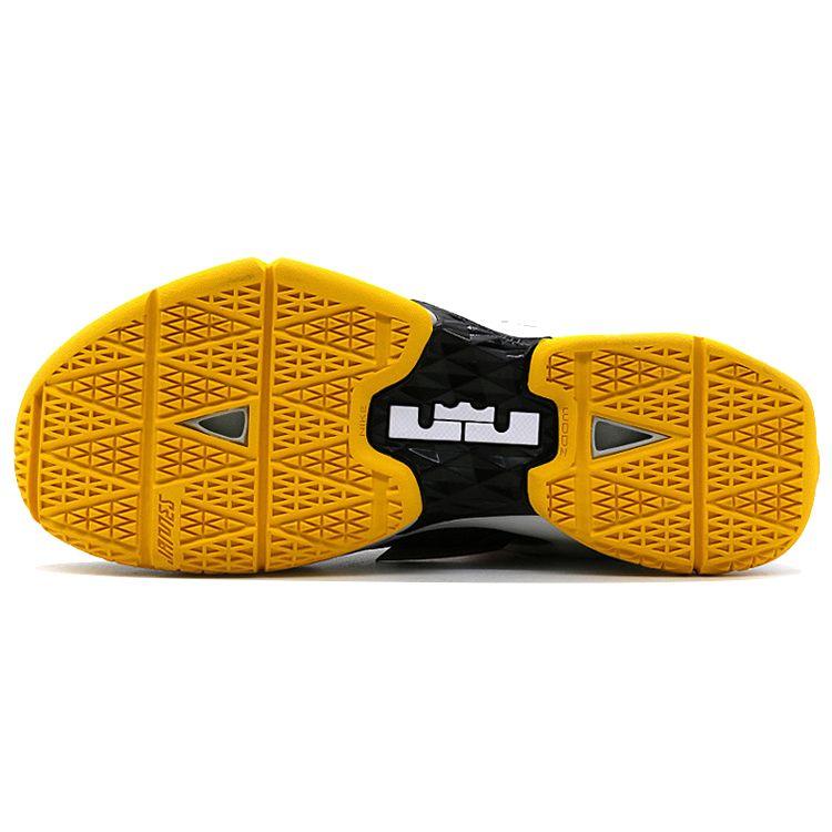 Nike Ambassador 8 Джеймс Круглый носок Шнуровка Ткань Синтетическая кожа Амортизирующие Нескользящие Износостойкие Полувысокие Баскетбольные кроссовки 818678-007