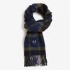 Fred Perry Унисекс Шарф в Шотландскую Клетку из Шерсти Ягненка Cfpu2336141 T88