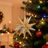 Champagne Gold Glitter Acrylic Ornament for Christmas Tree Decorations Holiday Party Home and Store Decoration