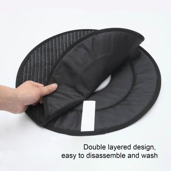 Подушка для сиденья с поворотом на 360 градусов, износостойкая, дышащая ткань, нескользящая, круглая, вращающаяся, подушка для автомобильного сиденья