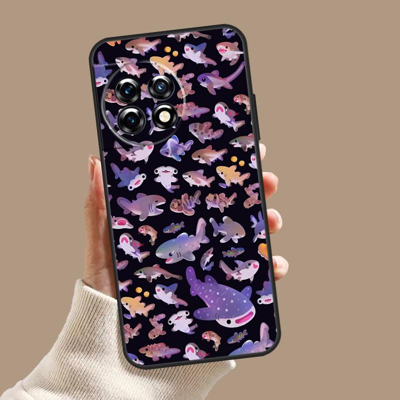 Whale Sharks Case For OnePlus Nord 5 CE 3 4 Lite N20 N30 OnePlus 15 13 12 11 10T 13T 13R 8 9 10 Pro Cover