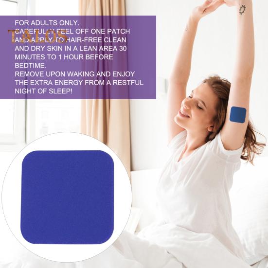 60 шт. пластырей для сна, натуральные растения, быстродействующие пластыри для улучшения сна, портативные, для путешествий, для мужчин и женщин, для снятия усталости тела, для глубокого сна