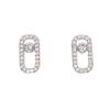 Mimimalist Cute Jewelry Authentic 925 Sterling Silver 1pc No Move Cz Stone Stud Earrings For Women Crystal Delicate Tiny Earring