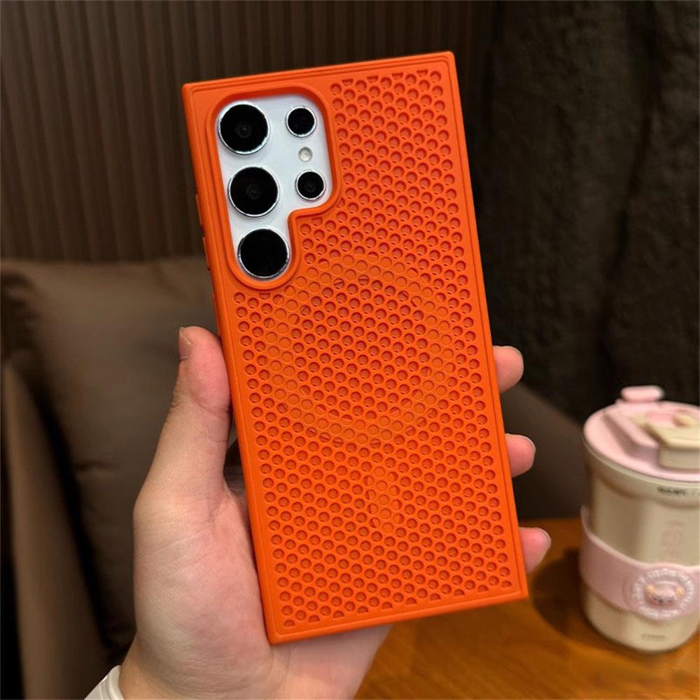 Luxury Matte PC Heat Dissipation For Magsafe Phone Case For Samsung S24 S25 Ultra S22 S23 Plus Wireless Charge Protective Cover