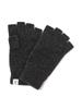 Бескаркасные перчатки Ray Beams из кашемира, Коллекция Осень/Зима 2025, Женские, Угольно-серые, Один размер
