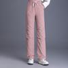 Yalu Women's Winter Slimming Straight-Leg Down Pants