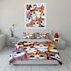 "Cartoon Cute Cat Bedding Set" Bedding Duvet Cover Set Duvet Cover Pillowcases (1 * Duvet Cover 2 * Pillowcases, without duvet insert)