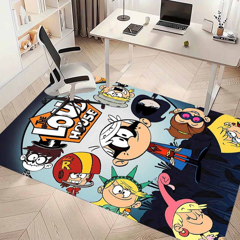 The Loud House1 Printed Absorbent Washable Carpet, Non-Slip Bathroom Mats, Kitchen Rugs, Yoga Mat,Living Room Entrance, Camping Picnic Rugs