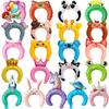 20pcs/50pcs Cute Animal Tiara Headband Balloon Frog Panda Fox Tiger Cat Baby Shower Kids Toy Happy Birthday Wedding Party Decoration