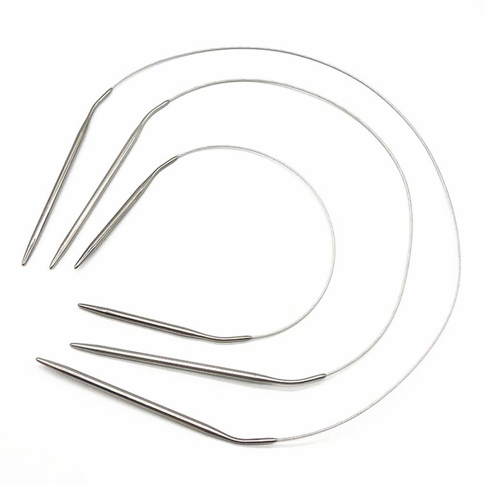 Household Stainless Steel DIY Crafts Crochet Hook Sewing Pins Knitting Needles Needlework Supplies