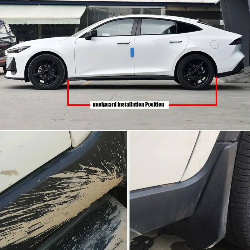 TONLINKER Car Mudguard For Changan Uni-V Sedan UNIV 2022-  Mudguards Splash Guards Front Rear Fender Mudflaps 4pcs Accessories