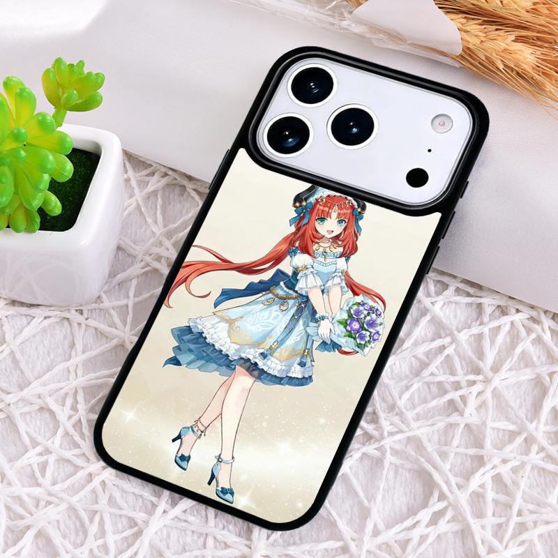 Чехол для телефона Genshin Nilou для iPhone 17 Air 16 15 11 12 14 13 Pro Max Ударопрочный чехол