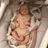 BZDOLL 19 дюймов 48 см 3D кожа Спящая кукла реборн из мягкого винила, как у настоящих новорожденных, игрушка для девочки Леви, хороший подарок для детей на Рождество