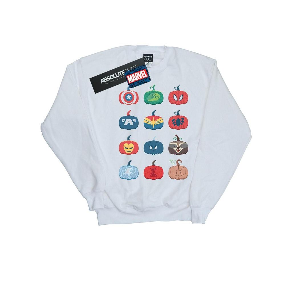 Marvel Mens Avengers Pumpkin Icons Sweatshirt
