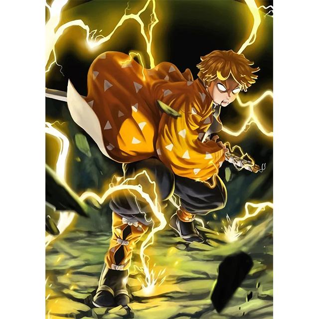 Япония Аниме про жаркие битвы Клинок, рассекающий демонов Принты Постер Холст Картина Современное настенное искусство Картина Гостиная Спальня Домашний декор