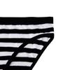 Women's Cotton Panties Sexy Soft Striped Underpants Solid Color Briefs Female Comfortable Stretch Lingerie M-XL 12 Pcs/set