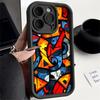 Чехол для iPhone 17 Pro Max 14 Air 17e 16 12 Pro 11 15 Plus 13 Чехол для телефона Модный Граффити Арт
