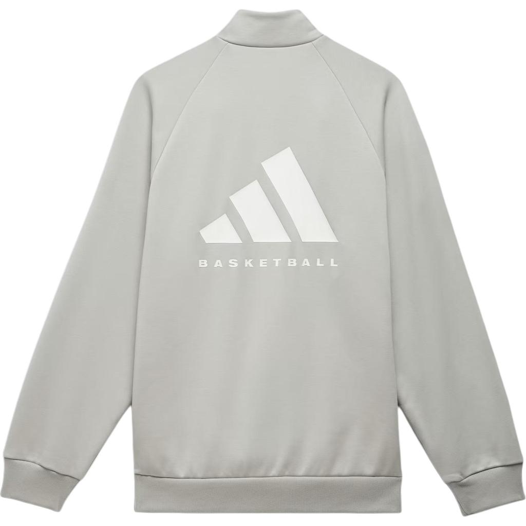 adidas Originals Basketball Chapter 1 Спортивная куртка с однотонным логотипом Куртка унисекс Серая HN9269