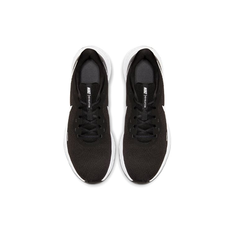 Nike Revolution 5 Черно-белые мужские кроссовки антрацит BQ3204-002