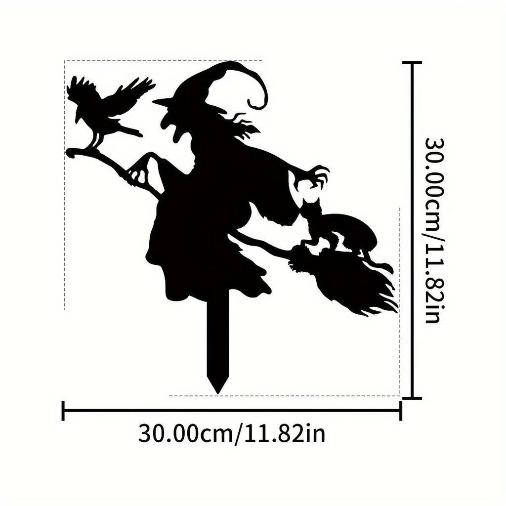 Знак-вставка в землю Металлический Крест для Садовой Декорации