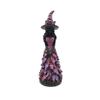 Leaf Gown Halloween Witch Statue Vintage Leaf Witch Resin Ornament  Halloween Harvest