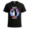 New noot noot pingu cotton graphic tees mens tshirt gift party novelty top tee