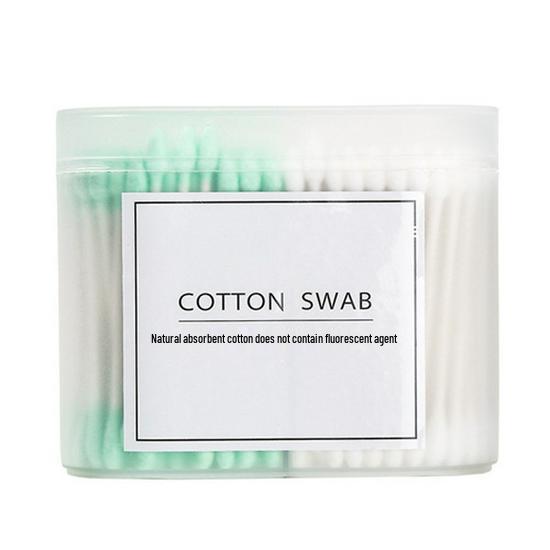 Двусторонние ватные палочки: Круглые и заостренные для макияжа и чистки ушей