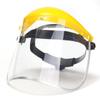 Head Mask Eye Faces Protection 33x20.3cm Transparent PVC Safety Faces Shields Screen Spare Visors For