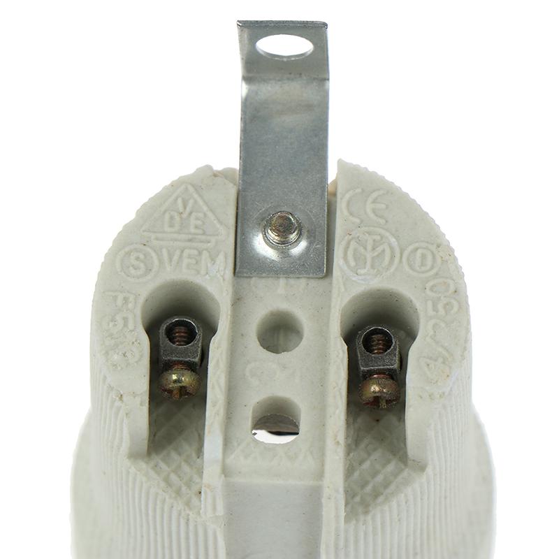E27 Керамический винтовой цоколь с термостойким патроном для лампочки-адаптера