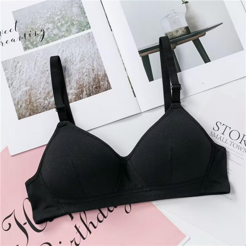Нижнее белье с чашкой AB для девочек-подростков, женский беспроводной бесшовный бюстгальтер для девочек, дышащий тренировочный бюстгальтер