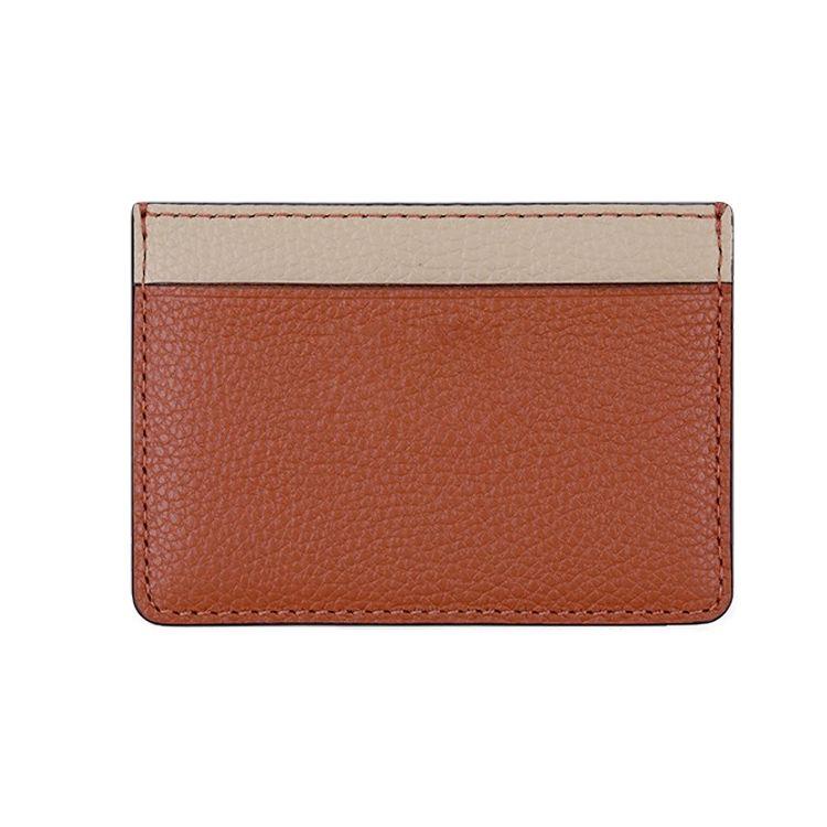 Coach Кардхолдер 10 Кожаный Мини-кошелек Женские кошельки Оранжевый Белый 2843G-B4QQS