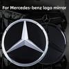 Автомобильная наклейка 2025 Горячая Для Mercedes Benz 3D ABS логотип Звезда на передней решетке значок зеркало дно для Mercedes-Benz для Mercedes