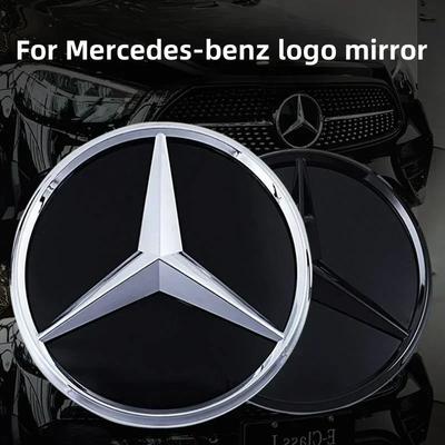 Звезда на решетку радиатора значок логотип зеркало низ 3D ABS логотип для для Mercedes-Benz W177 X253 GLC/GLE-Класса 2019-2021