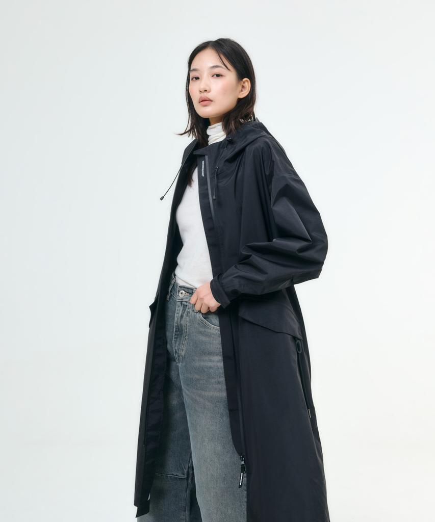Whether Weather Hwaseong Women'S Weather Coat Essential Collection Black